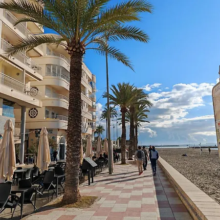 度假居 Gaviota Con Playa Y Terraza 圣波拉