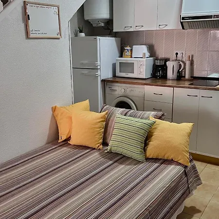度假居 Gaviota Con Playa Y Terraza 圣波拉
